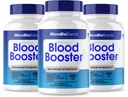 (3 Pack) Microbio Blood Booster, Micro Bio Blood Booster Natural Blood Flow Support Supplement, Micro Bio Brands Pills Advanced Microbiobrands Maximum Strength Support Formula (180 Kapseln)
