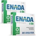 ENADA 5MG NADH Ergänzung mit dem Boost von Chlorophyll Co-Enzyme Antioxidans Form von Vitamin B3 Immunität unterstützen DNA Repair Serves als Natural Energy Memory Booster & Restore Body Cellular Energy 30X2