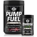 PMD Sports Ultra Pump Fuel Insanity - Pre Workout – Cherry Slush (30 Portionen) Sport Omega Cuts Elite Thermogenic Fat Burner (90 Softgels)