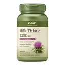 GNC Herbal Plus Milk Thistle 1300mg Supplement, Extra Strength, Vegetarian, Supports Healthy Liver Function, 120 Servings