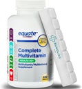 Integratore alimentare multivitaminico completo, Adulti, 220 Conte, Organizzatore di pillole da 7 giorni Incluso - 1 Confezione