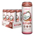 MITRA-9 Boissons botaniques - Coconut Lychee Sparkling Kava boisson avec extrait de racine de kava - Enhancer d'humeur - Basé sur les plantes - favorise le calme naturel et la clarté (12 Fl. Oz) (12)