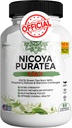 Nicoya PuraTea Max Green Tea Extract & Green Coffee Bean für Stoffwechselunterstützung, Natürliche Energie Boost, Antioxidant-Rich Supplement – 60 Kapseln
