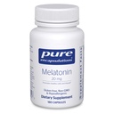 Pure Encapsulations Melatonin 20 mg - Nicht für Schlafunterstützung - für Immunsystem & Gesunde Zellen - 99,5 % Reinheit Melatonin - Glutenfrei & Non-GMO - 180 Kapseln