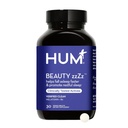 HUM Beauty zzZz Melatonin Schlafergänzung für Erwachsene mit Melatonin 3mg, Vitamin B6 und Calcium, Vegan, Glutenfrei, Non GMO Schlafunterstützung Tablets für Erwachsene und Beauty Rest, 30 Vegan Tablets
