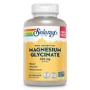 SOLARAY Magnesium Glycinat Kapseln, Chelat Magnesium Bisglycinat w/BioPerine, Höhere Absorption Magnesium Supplement - Knochen, Muskeln, Herzunterstützung, Vegan (30 Servierungen, 120 VegCaps)