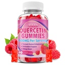 Quercetin Gummies 500mg für Kinder & Erwachsene, Organische Quercetin-Ergänzungen mit Bromelain Zink Vitamin C und D3 Unterstützung Antioxidans & Immunsystem Gesundheit, Raspberry Flavor 60 Count