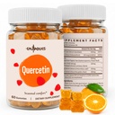 Quercetin 500mg Gummi für Kinder – mit Bromelain, Vitamin C & D3, Sting Nettle & Licorice, Saisonal Balance & Body Defenses, Vegan, 120 Gummies