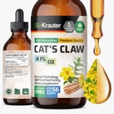 BIO KRAUTER Katzenkralle - Flüssige Katzen Kralle Kräuter für Immununterstützung - Alkohol & Zuckerfrei - Vegan Tropfen 4 Fl.Oz.