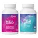 Microbiome Labs MegaSporeBiotic Spore-Based Probiotics (60 Kapseln) + PyloGuard Postbiotic L. reuteri DSM 17648 Ergänzung zur Förderung des Körpers Prozess der Elimination (30 Kapseln) - 2 Produkte
