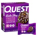 Quest Nutrition Frosted Protein Cookies, Schokoladenkuchen, <1g Zucker, 5g Protein, 1g Net Carbs, Glutenfrei, 8 Cookies