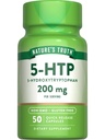 Nature's Truth 5HTP 200mg Kapseln | 50 Count | 5 Hydroxytryptophan | Non-GMO & Gluten Kostenlose Ergänzung