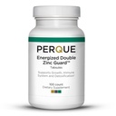 PERQUE Energized Double Zinc Guard 100 Tabs – Dual-Form Zink-Ergänzung mit Picolinat & Citrat – Unterstützt Immun-, Haut- und Zellgesundheit – High-Absorption, Non-GMO, Glutenfreie Formel – 100ct