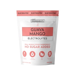 Guaven-Mango-Elektrolyte - 30-Serving Hydration Drink Mix mit Kokoswasser, Meersalz und Spurenmineralien - unterstützt Hydration, Rückgewinnung und Elektrolyt-Balance