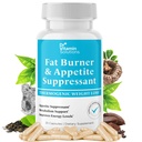 Fat Burner & Appetite Suppressant für Weight Loss Diet Pills für Damen und Herren - Thermogener Stoffwechsel Booster mit Glucomannan, Chrom, Koffein, Grüner Tee Extrakt - Non-GMO - 35 Kapseln Dr Vitamin