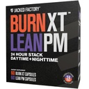 Jacked Factory Burn-XT + Lean-PM Kit – Composition du corps 24 heures sur 24 & Métabolisme Support Stack – Formule jour et nuit – 60 Compte, 2 Pack