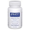 Reine Kapseln Vitamin D3 Vegan | Unterstützung für Musculoskeletal, Herz-Kreislauf-, Neurokognitiv-, Zell- und Immungesundheit* | 120 Kapseln
