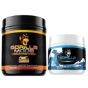 Gorilla Mode Pre Workout (BlackBerry Lemonade) + HydroPrime Glycerol Pre Workout - Umfassender Stack für Hyper-Hydration, Pumpe, Leistung, Ausdauer und Thermoregulation