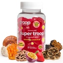Troop Super 6 Pilz-Gummi — Immunität, Energie und Stimmung Boost — Dreifach-extrahiert Fruchtkörper — Vegan, 60 Graf