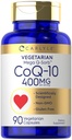 Carlyle CoQ10 400mg | 90 Count | Vegetarisch, Non-GMO und glutenfreie Ergänzung