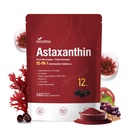 10 in 1 Astaxanthin 12mg Nahrungsergänzungsmittel, 4 Monate Versorgung, Astaxantina Antioxidans aus frischem Haematococcus Pluvialis, Enthält Lycopen, Trauben Seed, Vitamin E, & More Unterstützt Augen, Gelenke, Hautgesundheit