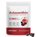 Astaxanthin 12mg, 120 Softgels, 4 Monate Versorgung | Premium Astaxanthin Antioxidantien-Ergänzungen - Unterstützt Augen, Immune, Gelenk, Hautgesundheit und innere Zirkulation, leicht zu schwanken, Non-GMO