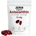 Astaxanthin 12mg, Natürliche Astaxanthin ergänzt Algae, 120 Softgels 4-Monat-Versorgung