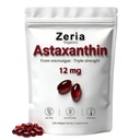 Astaxanthin 12mg, Natürliche Astaxanthin ergänzt Algae,120 Softgele (1 Tasche)