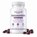 IRMI Nutrawell Astaxanthin 12 mg Softgels, Premium Natural Astaxanthin | Glutenfrei, Non-GMO | Daily Eye & Skin Support, 60 Soft Gels