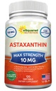 aSquared Nutrition Astaxanthin Supplement - Natürliche Astaxanthin Pillen von Haematococcus Pluvialis Extrakt für reine Energie - Max Strength 10mg - 120 Softgels