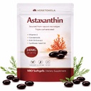 Astaxanthin Ergänzungen, Astaxanthin Antioxidans Kapseln, 180 Softgels, 24mg Jede, 6 Monate Versorgung, von Microalgae, Glutenfrei, Non-GMO, Unterstützt einen gesunden, ausgewogenen Lebensstil