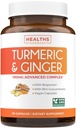 Kurkuma- und Ingwer-Ergänzung (Non-GMO) 1980mg Servierung - Kurkuma mit schwarzem Pfeffer Bioperin, Ingwer-Extrakt und 95% Curcuminoide Pulver - Dimere Gelenkunterstützungsergänzung - 90 Kapseln
