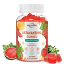 Astaxanthin 12mg ergänzt Gummie: Antioxidans-Ergänzung zur Unterstützung von Augen-, Haut-, Gelenk- und Immunsystem-Gesundheit Nicht-GMO & Glutenfrei (60 Gummi)