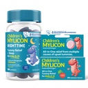 MYLICON Tummy Relief für Kinder Bundle, Daytime Tummy Relief Tablets + Nachtgummis mit Melatonin