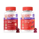 SmartyPants Sleep Gummies Family Bundle: Erwachsene & Kinder Schlafunterstützung mit Melatonin – Drug-Free, Non-Habit Forming, Fruchtgeschmack, 60 Count (Pack mit 2)