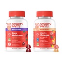 SmartyPants Kids Daily & Nighttime Wellness Bundle: Multivitamin + Schlafgummis mit L-Theanin, Lemon Balm & Magnesium – Drug-Free, Non-Habit Forming, 60 Count (Pack von 2)