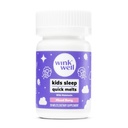 Wink Well Kids Melatonin Chewable Melts-Sleep Aid Chews mit Melatonin 1mg- Quick Deep Kleinkind Sleep Aid, Drug-Free-Fast, Non-Habit-Forming Child Melatonin löst Tablets- 30 Melts