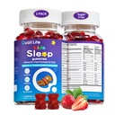 Kinder Schlafgummis – Melatoninfreies Magnesium Glycinat Schlafunterstützung | Magnesium, Calcium, Vitamin D3, B6 & L-Theanin | Sanfte Bedtime Relaxation Gummis für Kinder & Jugendliche