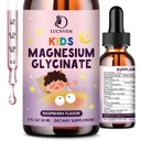 Kinder Magnesium Glycinate Sleep Liquid Drops – Magnesium Glycinate mit L-Theanin für Schlaf- & Kalorien-Unterstützung – Melatonin-frei, Sugar-Free Raspberry Falvor – 1 Flaschen, 30ml Jeder