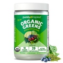 Rein inspirierte Bio-Grüne Pulver Superfood Smoothie Mix, Unflavored (30 Portionen) - Super-Grüne mit Probiotika, Spirulina & Chlorella für Gut & Digestive Health - Vegan