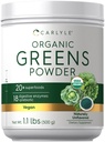 Carlyle Organic Greens Powder | 17.6 oz Supplement | Relieves Occasional Gas, Beschwerden & Bloating | mit 20+ Superfoods, 18 Verdauungsenzyme und Präbiotika | Vegan, Non-GMO und glutenfrei