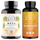 Happy Healthy Hippie Glow für es Astaxanthin Supplement & Organic Maca Root