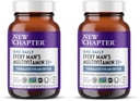 New Chapter Men’s Multivitamin 55+, Extra B6 & B12, D3, Astaxanthin, Vitamin C & Zink, Immune, Herz, Cellular Energy und Gehirngesundheit, Gentle on The Stomach,1 Täglich, Non-GMO, 96 Tabletten (Pack von 2)