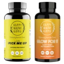 Happy Healthy Hippie Glow for It Astaxanthin Supplement & A Little Pick Me Up Natural Energy Pills
