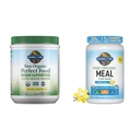 Garten des Lebens Raw Organic Perfect Food Green Superfood Juiced Greens Powder - Original Stevia-Free & Vegan Protein Powder - Raw Organic Meal Ersatz Shakes - Vanille