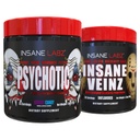 Psychotic, and Insane Veinz, Pre Workout Stack (Gummy Candy und Unflavored)