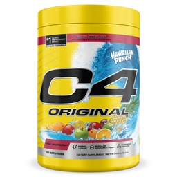 Cellucor C4 Original Pre Workout - Hawaiian Punch - Pre-Workout für Ausdauer, Fokus & Leistung mit 200 mg Koffein, Beta-Alanin, Kreatin-Nitrat, L-Arginin & PeptiPump - Zuckerfrei, 50 Portionen