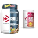Bundle of Dymatize Fruity Pebbles ISO100 Whey Protein Powder Isolate and Energyze Erdbeere Lemonade Pre Workout Powder