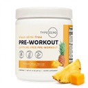 Typ Zero Clean Stim Free Pre Workout Powder + Nitric Oxide Booster mit L-Citrulline Malate, Arginine AKG, Beta Alanine - Koffein & Stimulant frei - Ananas Mango Flavor, 21 Servierungen