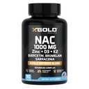 XGold Health NAC 1000 mg mit Quercetin 95%, Bromelain, Zink, Vitamin C, D3 & K2 Immununterstützung & Antioxidans Supplement Advanced Defense Blend 90 Veggie Kapseln